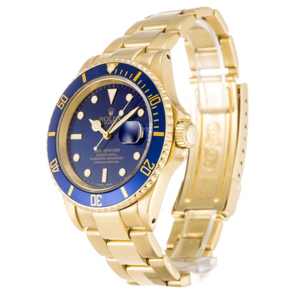 Best AAA Blue Dial Replica Rolex Submariner 16618-40 MM