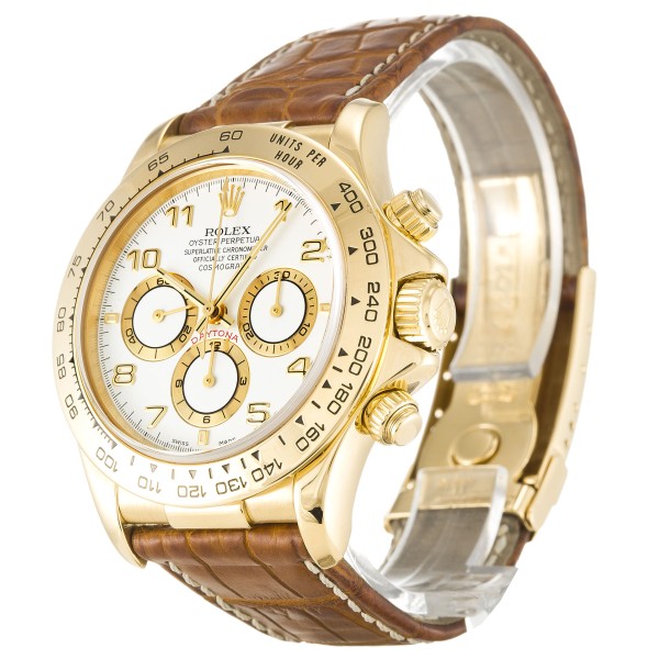 Best AAA White Arabic Dial Replica Rolex Daytona 16518-40 MM