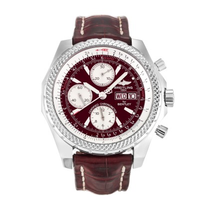 Best AAA Burgundy Baton Dial Replica Breitling Bentley GT A13362-44.8 MM