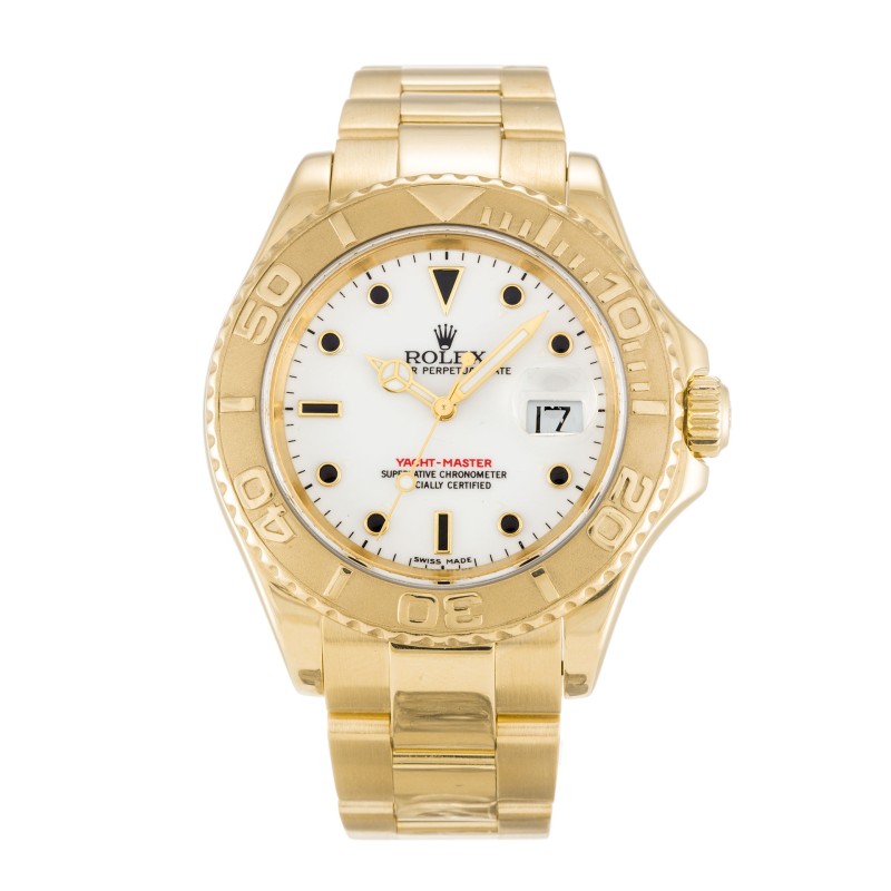 Best AAA White Dial Replica Rolex Yacht-Master 16628-40 MM