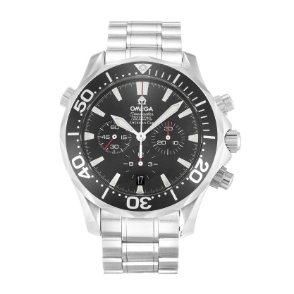 Best AAA Black Baton Dial 41.5 MM Replica Omega Seamaster Americas Cup 2594.50.00-41.5 MM