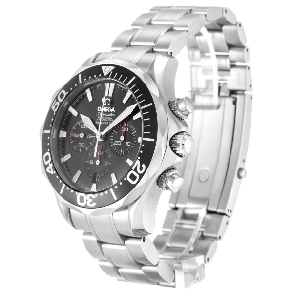 Best AAA Black Baton Dial 41.5 MM Replica Omega Seamaster Americas Cup 2594.50.00-41.5 MM