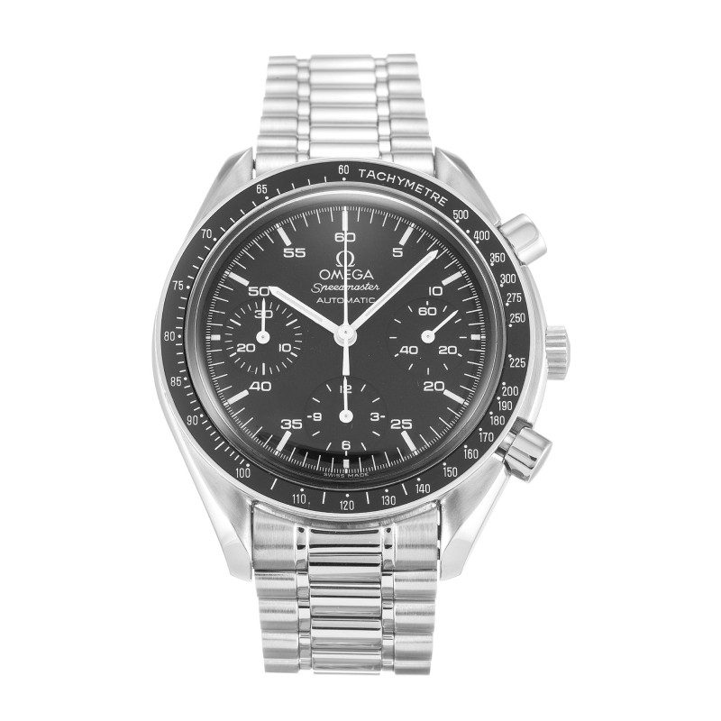 Best AAA Black Baton Dial Replica Omega Speedmaster Reduced 3510.50.00-38 MM