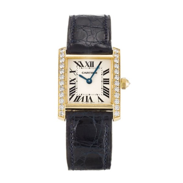 Best AAA White Roman Numeral Dial Replica Cartier Tank Francaise WE100131-22 MM