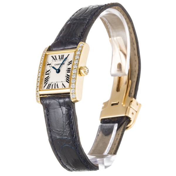 Best AAA White Roman Numeral Dial Replica Cartier Tank Francaise WE100131-22 MM