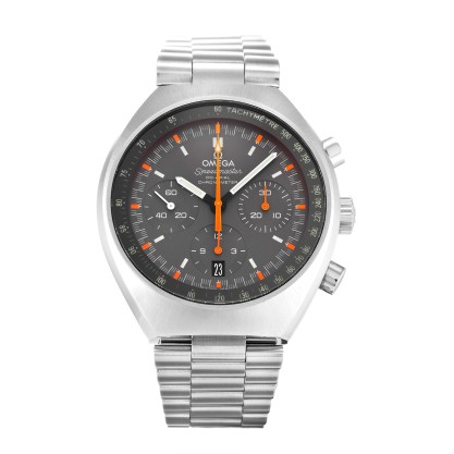 Best AAA Grey Baton Dial 42.4 MM Replica Omega Speedmaster MKII 327.10.43.50.06.001-42.4 MM