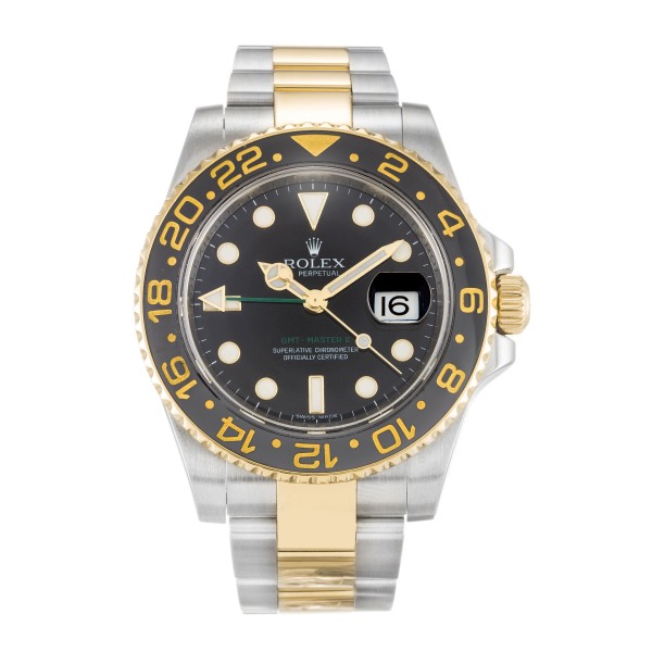 A+ UK Black Dial Replica Rolex GMT Master II 116713 LN-40 MM