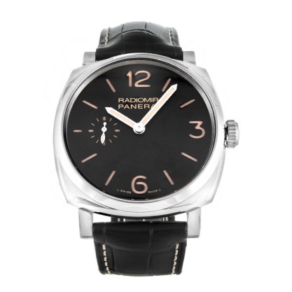 Best AAA Black Quarter Arabic Dial 42MM Replica Panerai Radiomir Manual PAM00512-42 MM 