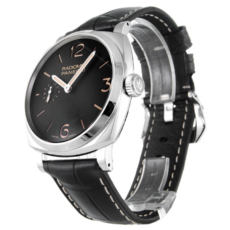 Best AAA Black Quarter Arabic Dial 42MM Replica Panerai Radiomir Manual PAM00512-42 MM 