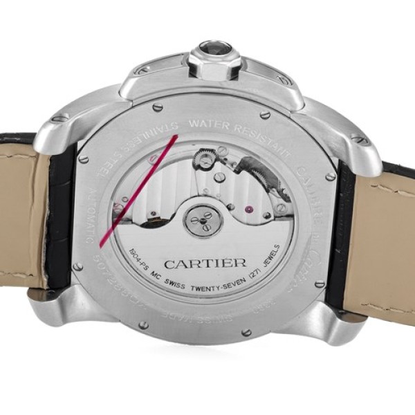 Best AAA hite Roman Numeral Dial Replica Cartier Calibre de Cartier W7100037-42 MM