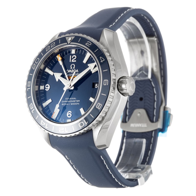 Best AAA Blue Quarter Arabic Dial Replica Omega Planet Ocean 232.92.44.22.03.001-44 MM