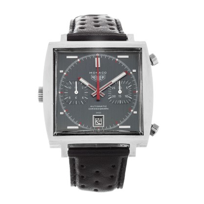 Best AAA Black Baton Dial Replica Tag Heuer Monaco 1133G-37 MM