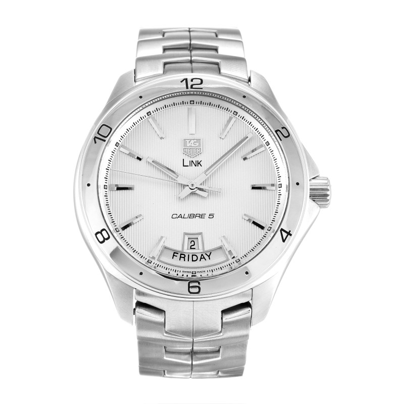 Best AAA Silver Baton Dial Replica Tag Heuer Link WAT2011.BA0951-42 MM