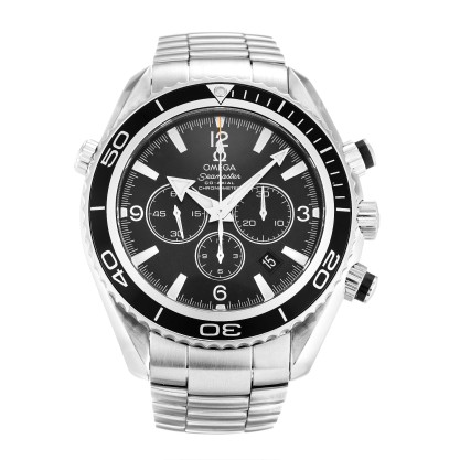 Best AAA Black Quarter Arabic Dial Replica Omega Planet Ocean 2210.50.00-45.5 MM