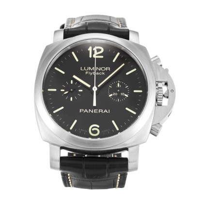 Best AAA AAA  Men Black Baton Dial Replica Panerai Luminor 1950 PAM00361-44 MM 