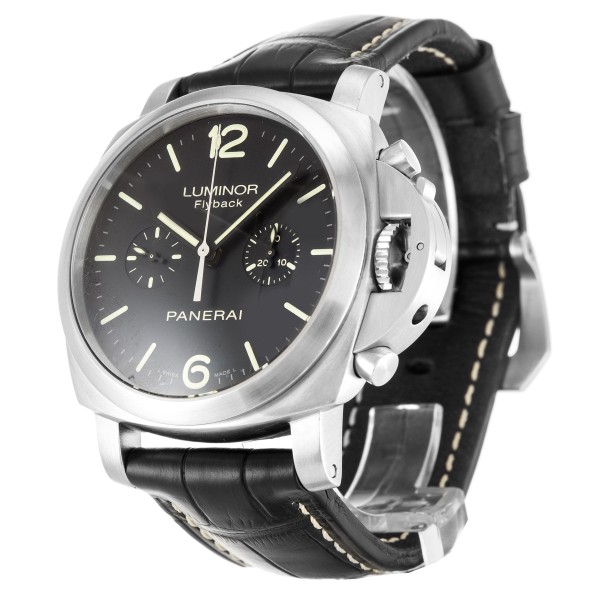 Best AAA AAA  Men Black Baton Dial Replica Panerai Luminor 1950 PAM00361-44 MM 