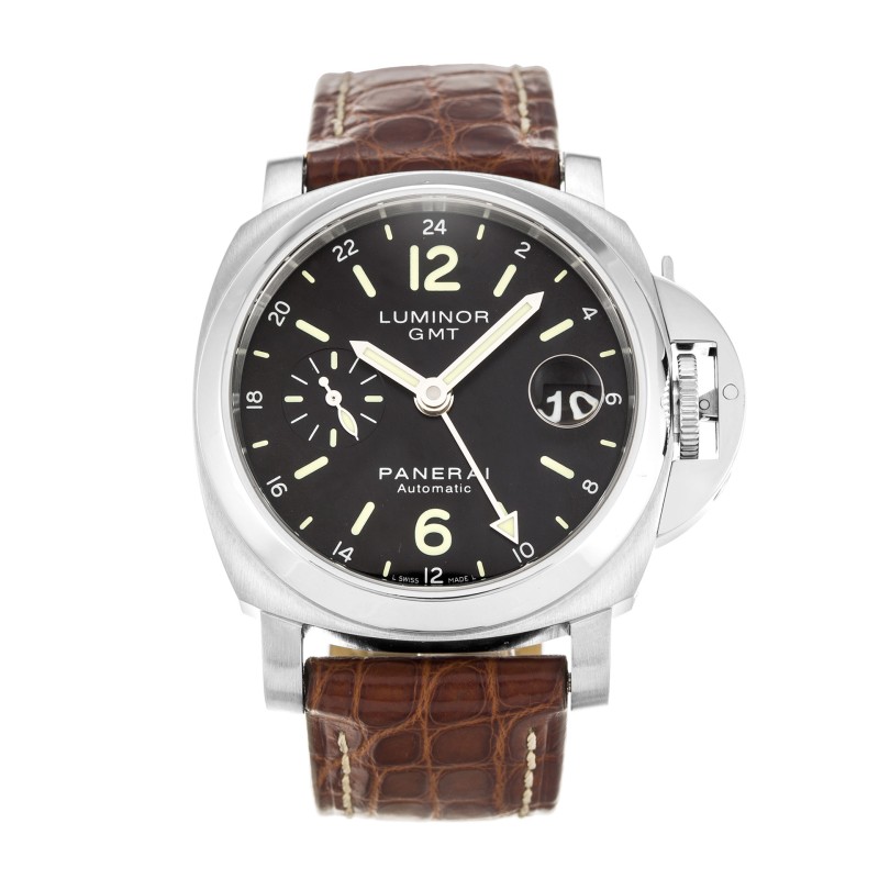 Best AAA AAA Men Black Dial Replica Panerai Luminor GMT PAM00244-40 MM 