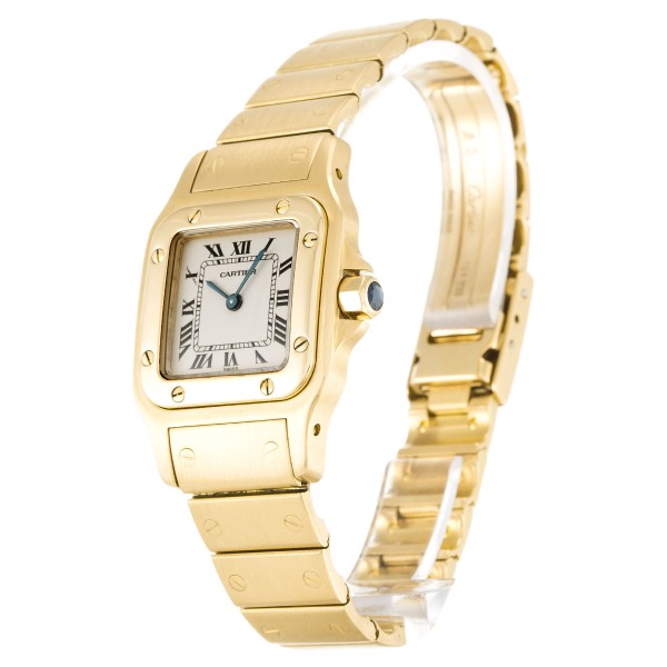 Best AAA White Roman Numeral Dial Replica Cartier Santos W20010C5-23 MM