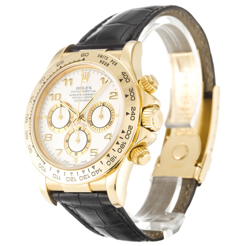 Best AAA White Arabic Dial Replica Rolex Daytona 16518-40 MM