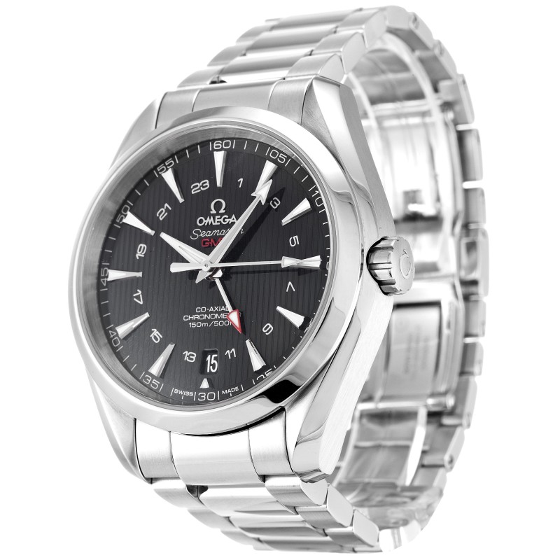 Best AAA Black Baton Dial 43 MM Replica Omega Aqua Terra 150m Gents 231.10.43.22.01.001-43 MM