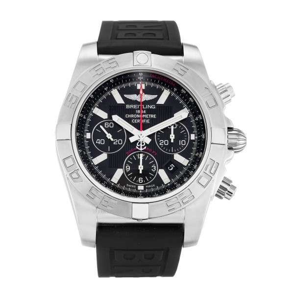 Best AAA Black Baton Dial Replica Breitling Chronomat 44 AB0110-43.5 MM