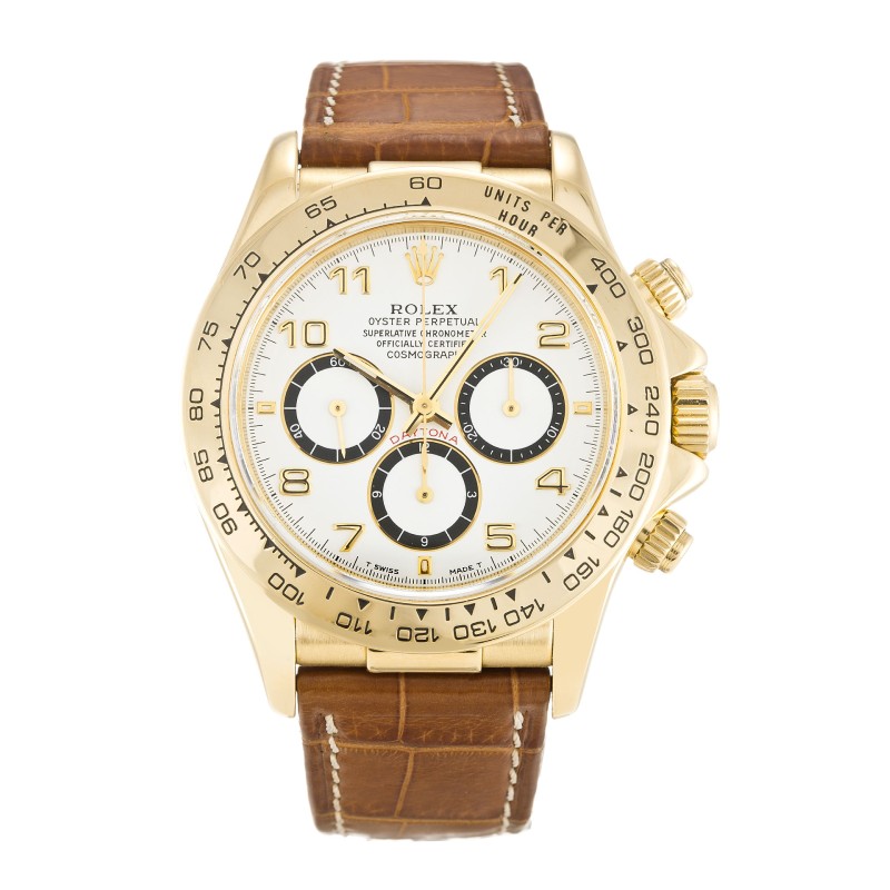 Best AAA White Arabic Dial Replica Rolex Daytona 16518-40 MM