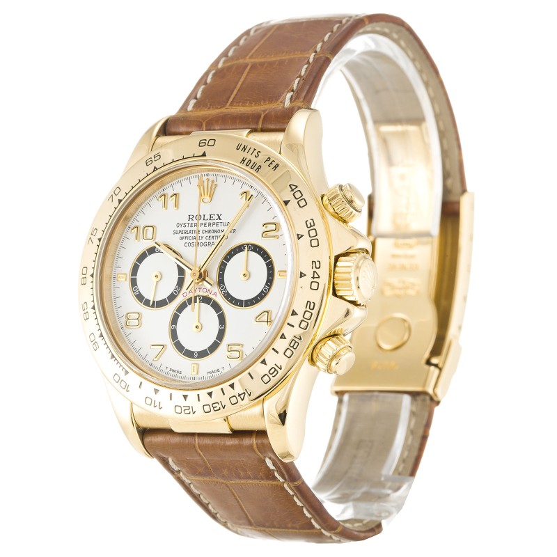 Best AAA White Arabic Dial Replica Rolex Daytona 16518-40 MM