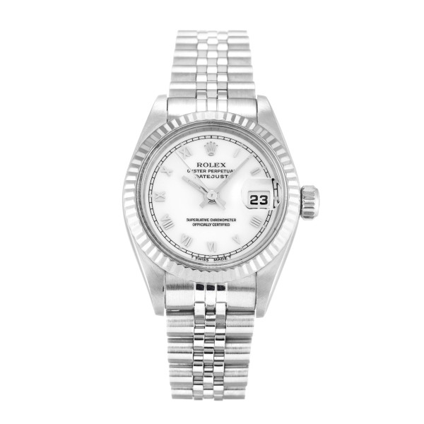 Best AAA White Roman Numeral Dial Replica Rolex Datejust Lady 69174-26 MM