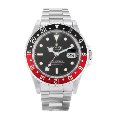 Best AAA Black Dial Replica Rolex GMT Master II 16710-40 MM