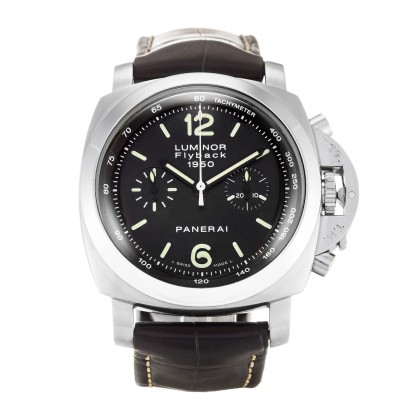 Best AAA Black Baton Dial 44 MM Replica Panerai Luminor 1950 PAM00212-44 MM