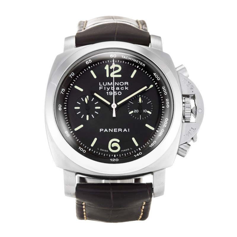 Best AAA Black Baton Dial 44 MM Replica Panerai Luminor 1950 PAM00212-44 MM