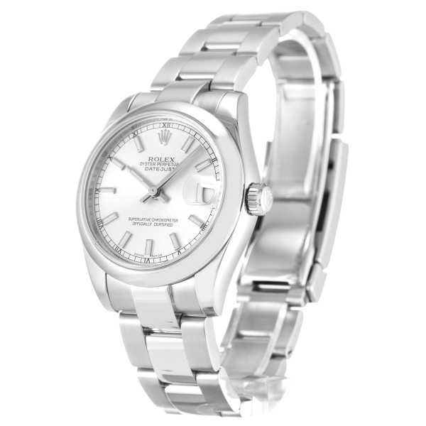 Best AAA Silver Baton Dial Replica Rolex Datejust Lady 178240-30 MM