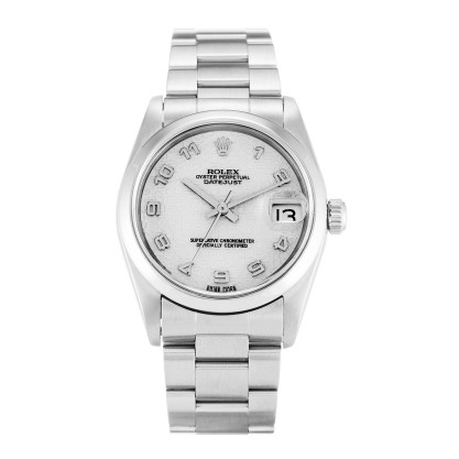 Best AAA Ivory Jubilee Arabic Dial Replica Rolex Mid-Size Datejust 68240-30 MM