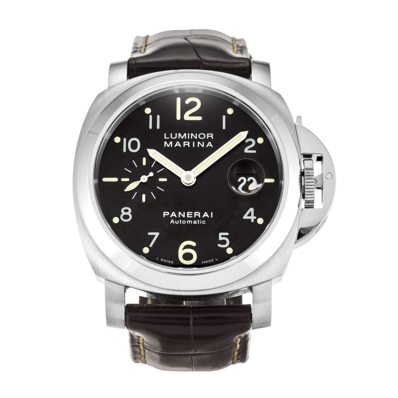 Best AAA Black Arabic Dial 44 MM Replica Panerai Luminor Marina PAM00164-44 MM