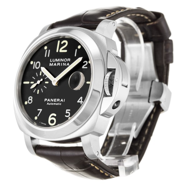 Best AAA Black Arabic Dial 44 MM Replica Panerai Luminor Marina PAM00164-44 MM