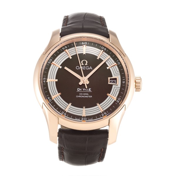 Best AAA Brown Baton Dial Replica Omega De Ville Hour Vision 431.63.41.21.13.001-41 MM