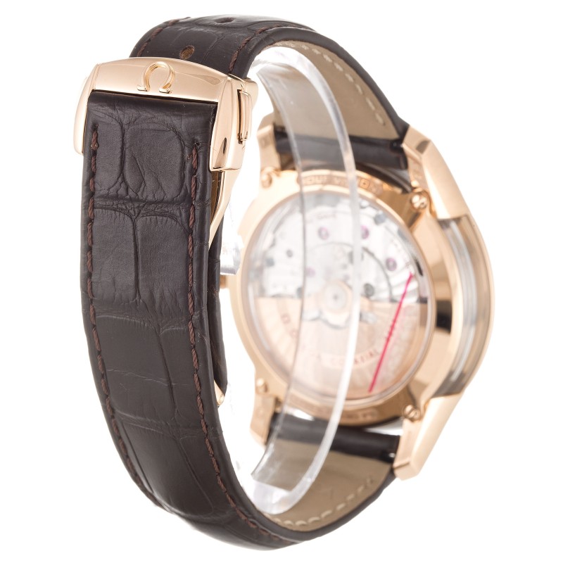 Best AAA Brown Baton Dial Replica Omega De Ville Hour Vision 431.63.41.21.13.001-41 MM