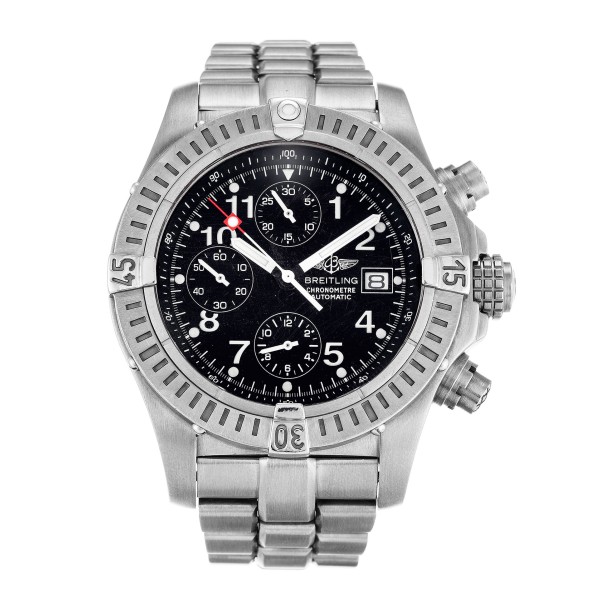 Best AAA Black Arabic Dial Replica Breitling Chrono Avenger E13360-44 MM