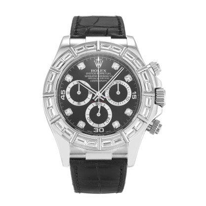 Best AAA Black Baton Dial Replica Rolex Daytona 116589BR-40 MM