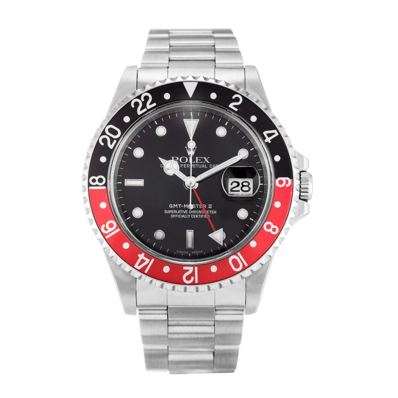 Best AAA Black Dial Replica Rolex GMT Master II 16710-40 MM