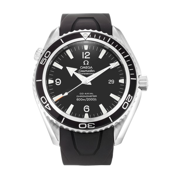 Best AAA Black Quarter Arabic Dial Replica Omega Planet Ocean 2900.50.91-45.5 MM