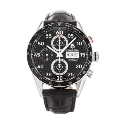 Best AAA Black Dial, Black Sub Dials Replica Tag Heuer Carrera CV2A10.FC6235-43 MM