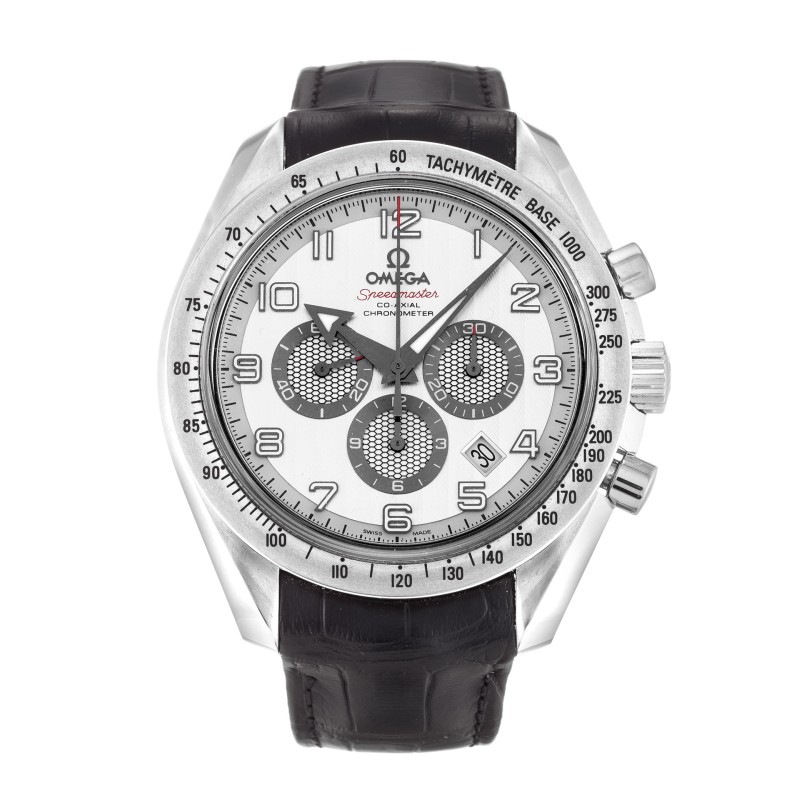 Best AAA Silve Arabic Dial Replica Omega Speedmaster Broad Arrow 321.13.44.50.02.001-44 MM