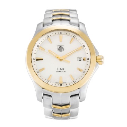 Best AAA Mother of Pearl - White Baton Dial 40 MM Replica Tag Heuer Link WJF1152.BB0579-40 MM