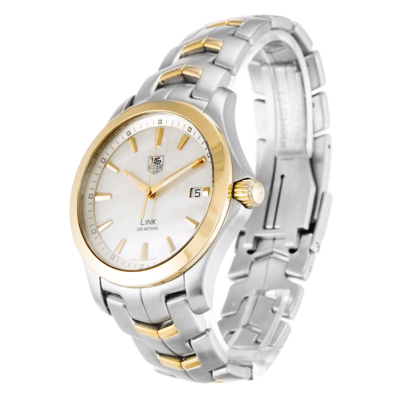 Best AAA Mother of Pearl - White Baton Dial 40 MM Replica Tag Heuer Link WJF1152.BB0579-40 MM