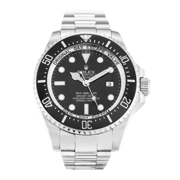 Best AAA Black Dial Replica Rolex Deepsea 116660-44 MM