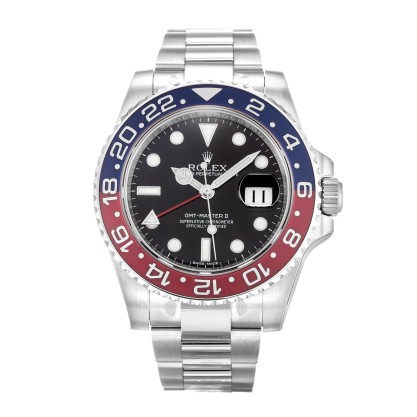 Best AAA Black Baton Dial Replica Rolex GMT Master II 116719 BLRO-41 MM