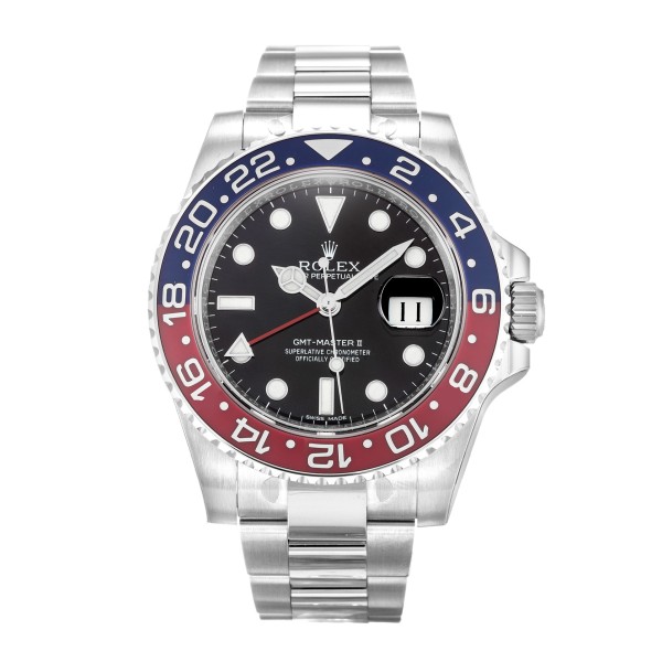 Best AAA Black Baton Dial Replica Rolex GMT Master II 116719 BLRO-41 MM