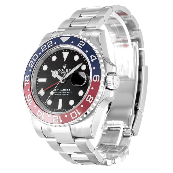 Best AAA Black Baton Dial Replica Rolex GMT Master II 116719 BLRO-41 MM