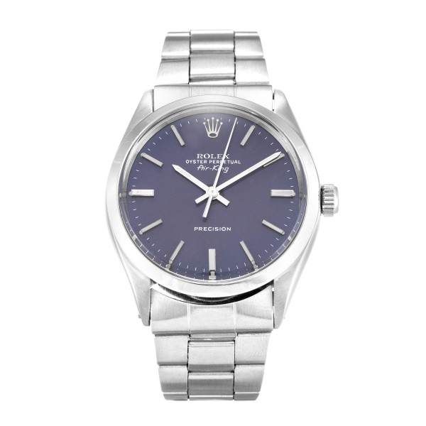 Best AAA Blue Baton Dial Replica Rolex Air-King 5500-34 MM